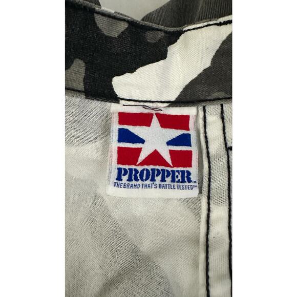 Propper Black White Gray Adjustable Waist Camouflage Pants - Picture 3 of 12
